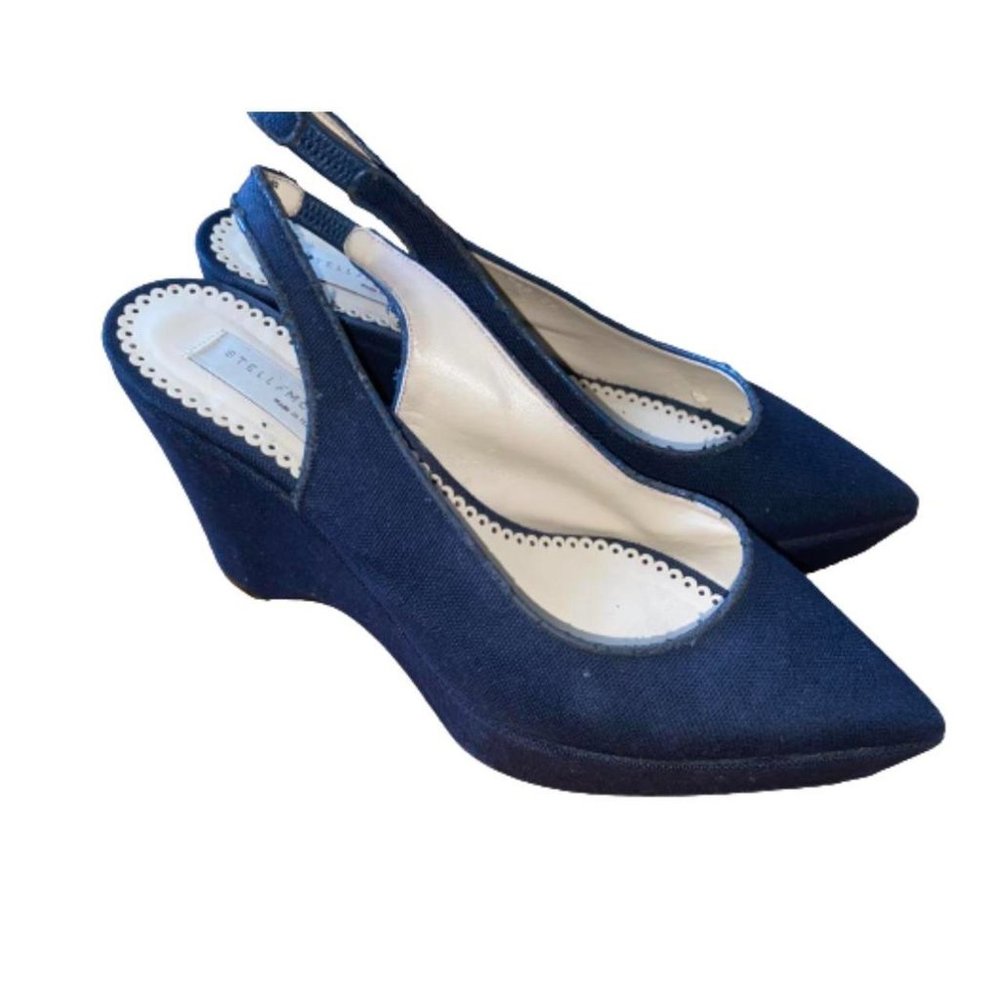 Vintage Stella Mccartney Demin Heels Pumps Shoes